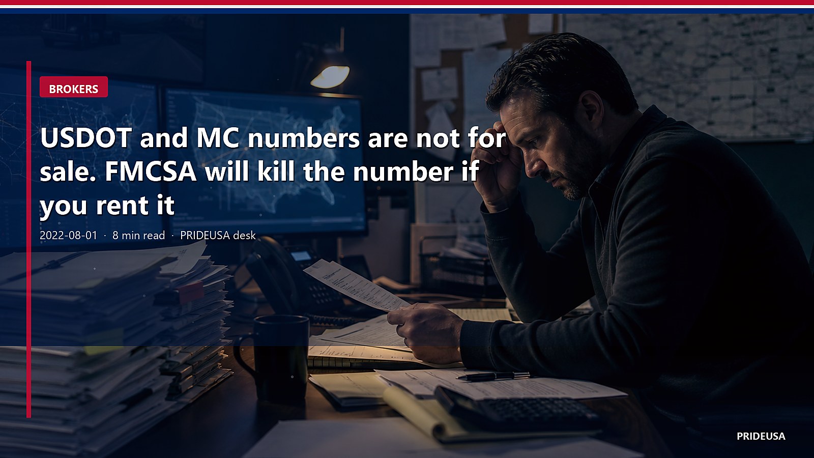 USDOT and MC numbers are not for sale. FMCSA will kill the number if you rent it